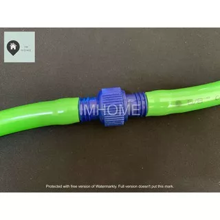 (IMHOME) - Sambungan Selang Air Bahan Plastik Warna Biru