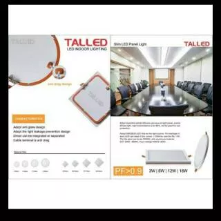 LAMPU PANEL LED 6 WATT WARNA