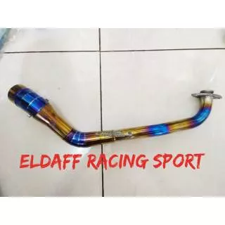 leheran leher pipa header only knalpot aerox nmax PCX bluemoon blue moon blue