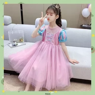 Gaun Dress Pesta Anak Perempuan Hand Balon 5-7 Tahun Laurakidshop