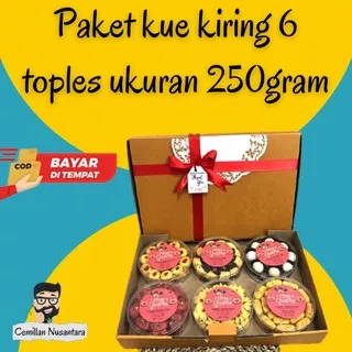 PAKET KUE KERING PAKET LEBARAN PAKET KUE ISI 6 ukuran 250gram