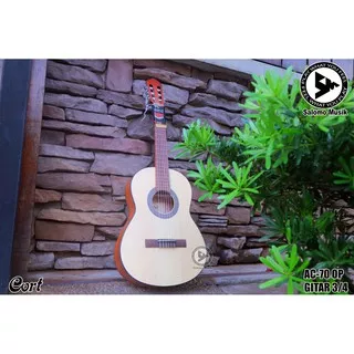 Gitar Klasik Classic Akustik 3/4 Original Cort AC 70 OP