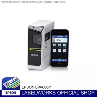 Epson LabelWorks LW-600P Bluetooth Barcode Label Printer ( Smart Printing with Epson iLabel App )