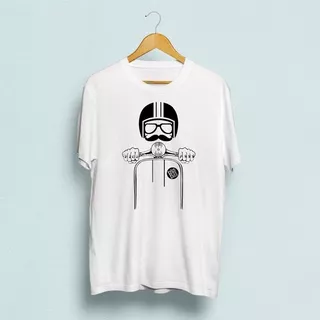 Kaos murah Kaos distro murah baju  distro pria t-shirt murah combed30s vespa kick as