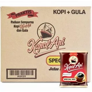 Kopi Kapal Api Spesial Mix 1 Dus {60 Sachet & 120 Sachet}