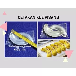 CETAKAN KUE PISANG tanggung isi 6 / BOLU PISANG / BANANA CAKE / BANANA COTTON CAKE