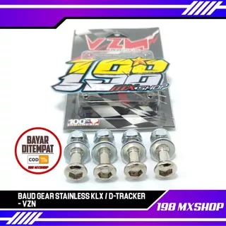 BAUT GEAR BELAKANG KLX / D-TRACKER STAINLESS - BAUD GIR KLX DTRACKER KLX BF SUPERMOTO