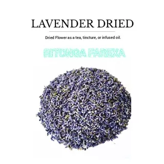 Dried Lavender Flower Tea 1 KG / Teh Bunga Lavender Kering / LAVENDER DRIED 1 KG