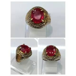 cincin batu Ruby Mozambik 1