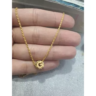 kalung nagita huruf g kalung kekinian hadiah ultah kalung cantik elegant