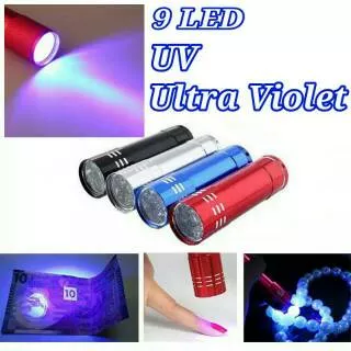 Lampu Senter UV Ultra Violet - Alat Pendeteksi Deteksi Uang Palsu dan Bahan Fosfor