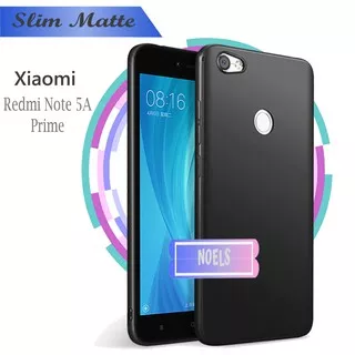 Case Slim Black Matte Xiaomi Redmi Note 5A Prime Babyskin Softcase Ultra Thin Jelly Silikon
