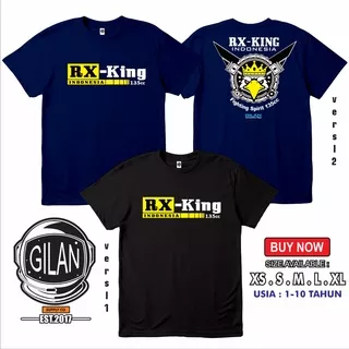 Kaos Baju Anak RX KING 135 CC Fighting Spirit Yamaha of Road Kaos Otomotif Anak - Gilan Cloth