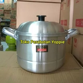 Panci serbaguna halco - dandang halco - langseng halco - steamer - kukusan - panci aluminium