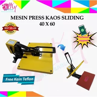 Mesin Press Kaos SLIDING 40X60 / Mesin Press Kaos Tarik
