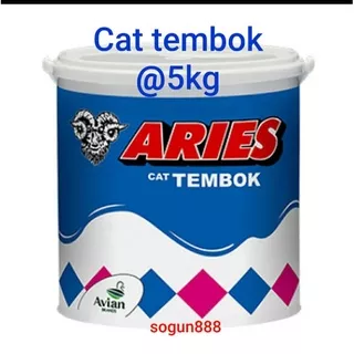 Cat tembok Aries 5 kg .Via Grab/Gojek only