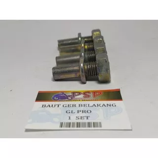 Baut Ger Belakang GL PRO Set isi 4 - Baud Gear Blk HONDA GL MAX / NEOTECH / MEGA PRO / TIGER