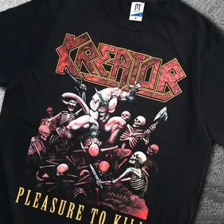 KAOS KREATOR - PLEASURE TO KILL | KAOS BAND | KAOS METAL | KAOS MUSIK | BAJU PRIA WANITA | KAOS PREMIUM | KAOS OVERSIZE