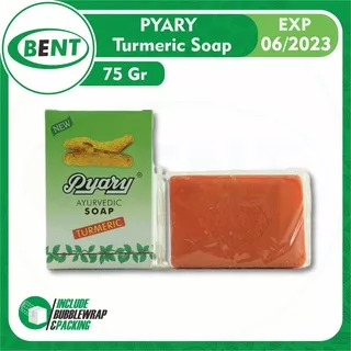 Sabun Arab Pyary Turmeric Ayurvedic Soap 75 gr Original | Sabun Kunyit