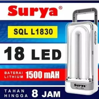 Emergency lamp surya SQL L1830 /lampu darurat emergency led (FREE BUBLE) di Kota Pontianak