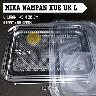 Nampan Kue Mika Plastik Besar / Nampan Brownies / Tray Kue