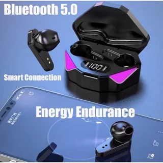 Headset Bluetooth - Headset Bluetooth  Gaming TWS X15 Bluetooth V5.2 LED Smart Display