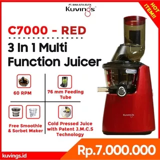 Kuvings Whole Slow Juicer C7000 Red