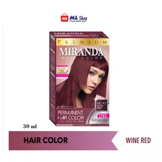 Miranda Hair Color (Cat Rambut Permanen) MC10 Wine Red 30ml