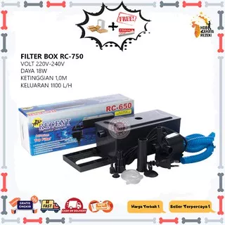 AQUARIUM TOP FILTER ATAS BOX RECENT RC 650, AQURA ASP 650A