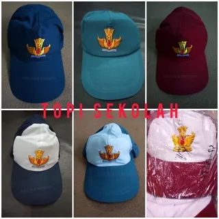 Topi SD SMP SMA Upacara Anak Sekolah