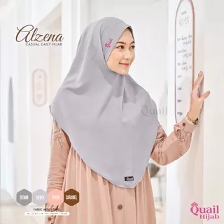 ALZENA Daily hijab Syiria French 2 in 1 2 looks Quail Hijab Ori Murah