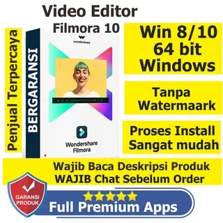 Filmora 10 Full Version Bergaransi Video Editor / Wondershare Filmora 10 Editor Video / Software Edit Video