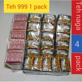 PAKET TEH 999 & TEA NAGA BUNGKUS KERTAS