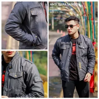 Jaket Bomber Pria Sandbox ABSOLUTE X Anti Bara - Jaket Motor Tebal - Jaket Raider Murah