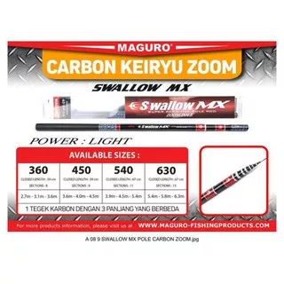 Joran Tegek Carbon Maguro Swallow MX 450 Zoom (360/400/450)