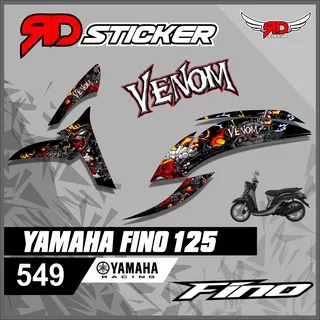 Striping FINO 125 variasi VENOM Lis Racing Stiker - Sticker Simple FINO Semi Full Sticker Motor