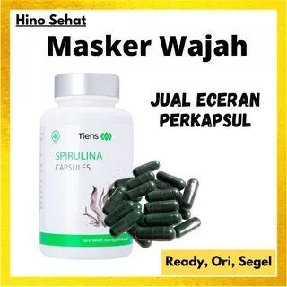 Masker Spirulina Original Tiens - Spirulina Masker Wajah - Obat Jerawat Terlaris