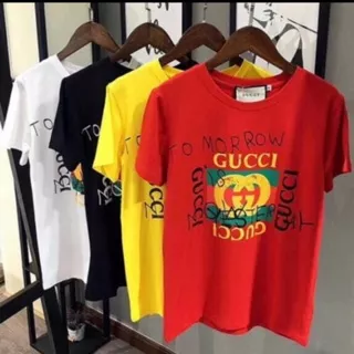 Kaos Gucci Tomorrow is Now Yesterday/ T-SHIRT/ KAOS IMPORT HK/ BLTEE/ BAJU BRANDED/ TEES