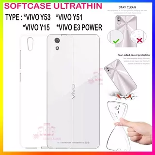 Ultrathin Vivo Y53 VIVO Y51 VIVO Y15 MOTOROLA Moto E3 Power Softcase Silicone Silikon Case Casing