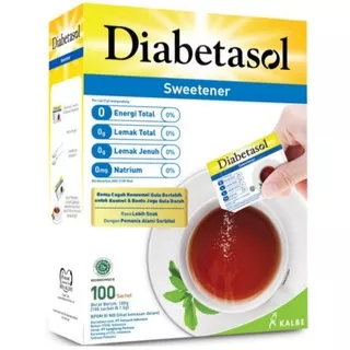 Diabetasol Sweetener 100 sachet Gula Diabetasol 100 Sachet Murah Diet Keto DEBM Diabetesi