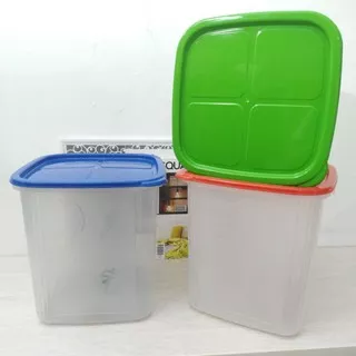 Toples 16 Liter Segi Empat / Toples Plastik Besar / Toples Motif / Toples Kerupuk