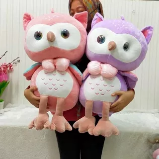 Boneka Owl Burung hantu 45cm animal import ultah kado souvenin korea kpop roumang