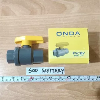 Ball Valve Onda PVCBV 3/4  PVC sanitary ballvalve stopkran stop kran