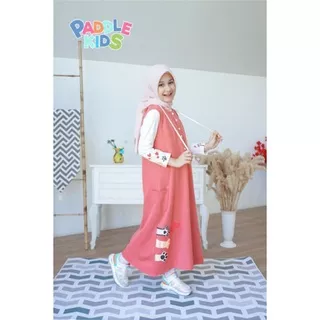 [COD] dress hoodie paddle kids anak 4-5tahun | gamis pakaian muslim panjang anak perempuan 4-5tahun