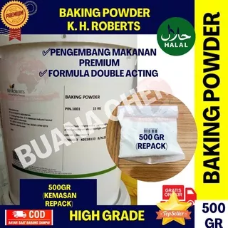 Baking Powder KH Roberts 500 Gram / Baking Powder Double Acting