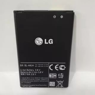 Baterai LG E440 Optimus L4 II E445 L4 II Dual E455 Optimus L5 II E460 BL-44JH BL44JH ORIGINAL