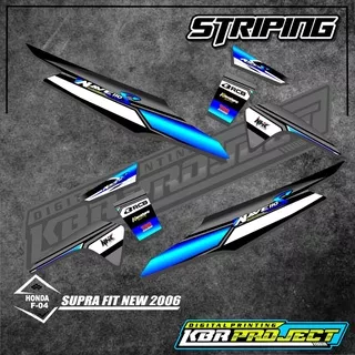 [COD] Stiker SUPRA FIT NEW 2006 striping  SUPRA FIT NEW 2006 motor  HONDA motor sticker variasi Racing F-04