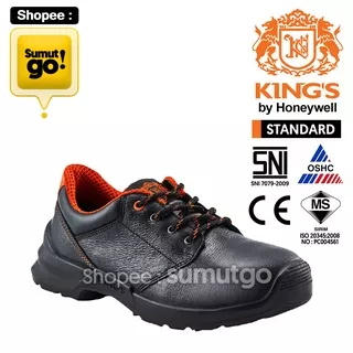 KINGS by Honeywell KWS 200X Original / Safety Shoes KWS200X / KWS 200 X Sepatu Pendek Low Cut Bertalu Hitam / KWS200 X Karet Tapak Polyurethane PU Asli