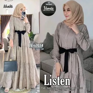 listen maxy// gamis muslimah // ORI uwais