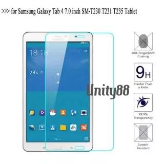 Samsung Tab 4 7.0 inch T230 T231 T235 Anti Gores Kaca Tempered Glass Tablet Screen Protektor 7